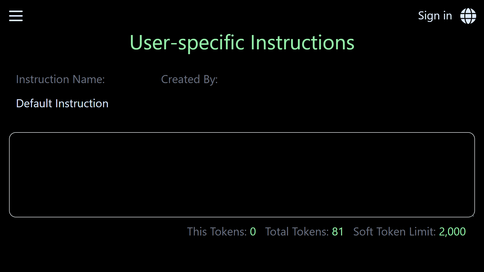 [Novo] Instruções personalizadas por usuário, canal ou espaço de trabalho inteiro