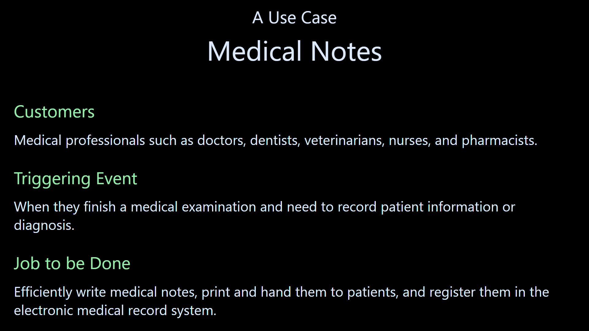 Medical Notes - Use Cases - Q, ChatGPT for Slack